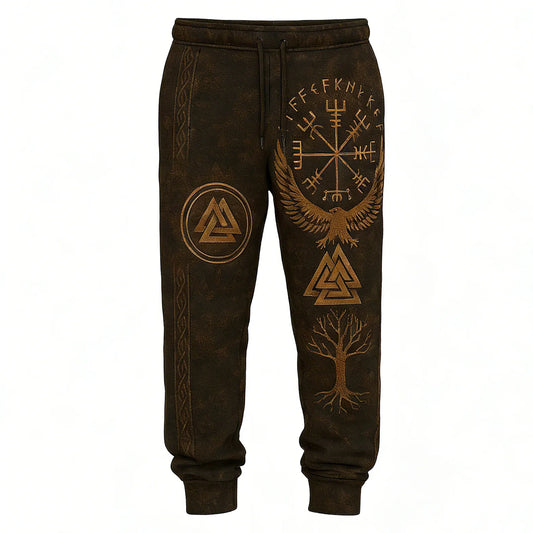 Viking Unisex Runes Tree Of Life Graphics Jogging Pants