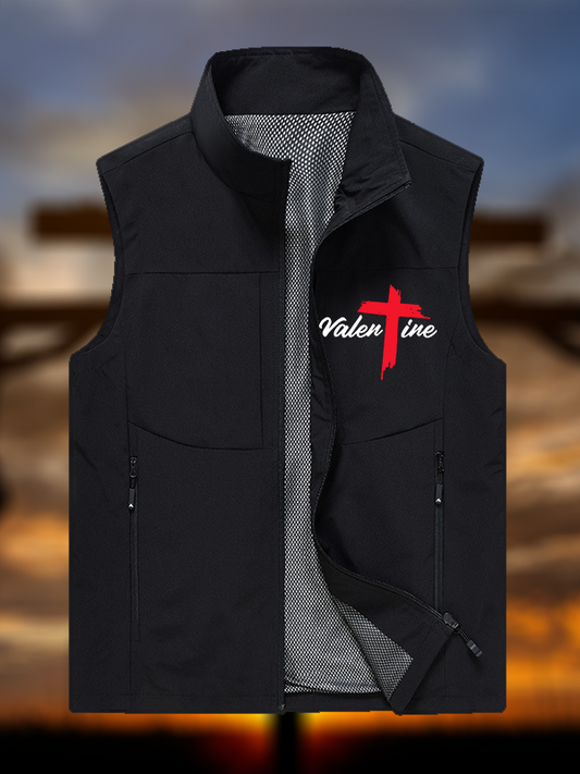 Valentine Jesus God Christian Outdoor Quick-dry Vest