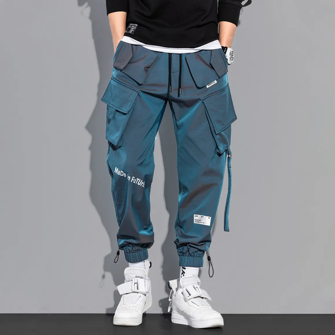 Techwear Thickened Casual Cargo Pants