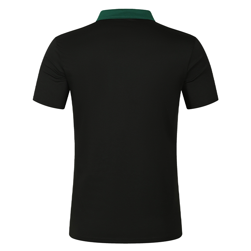 Men's Casual Half-Zip Lapel Short Sleeve Polo Shirt