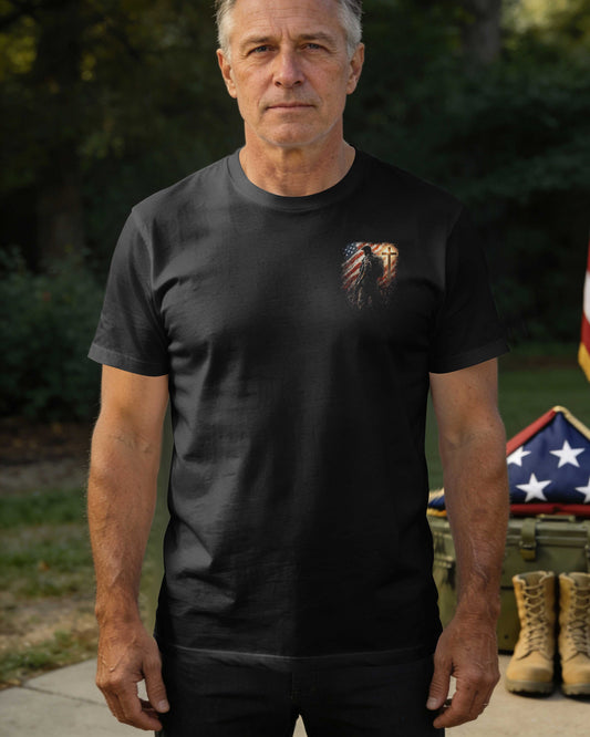 War Shaped My Past Faith Shapes What I Leave Behind T-Shirt
