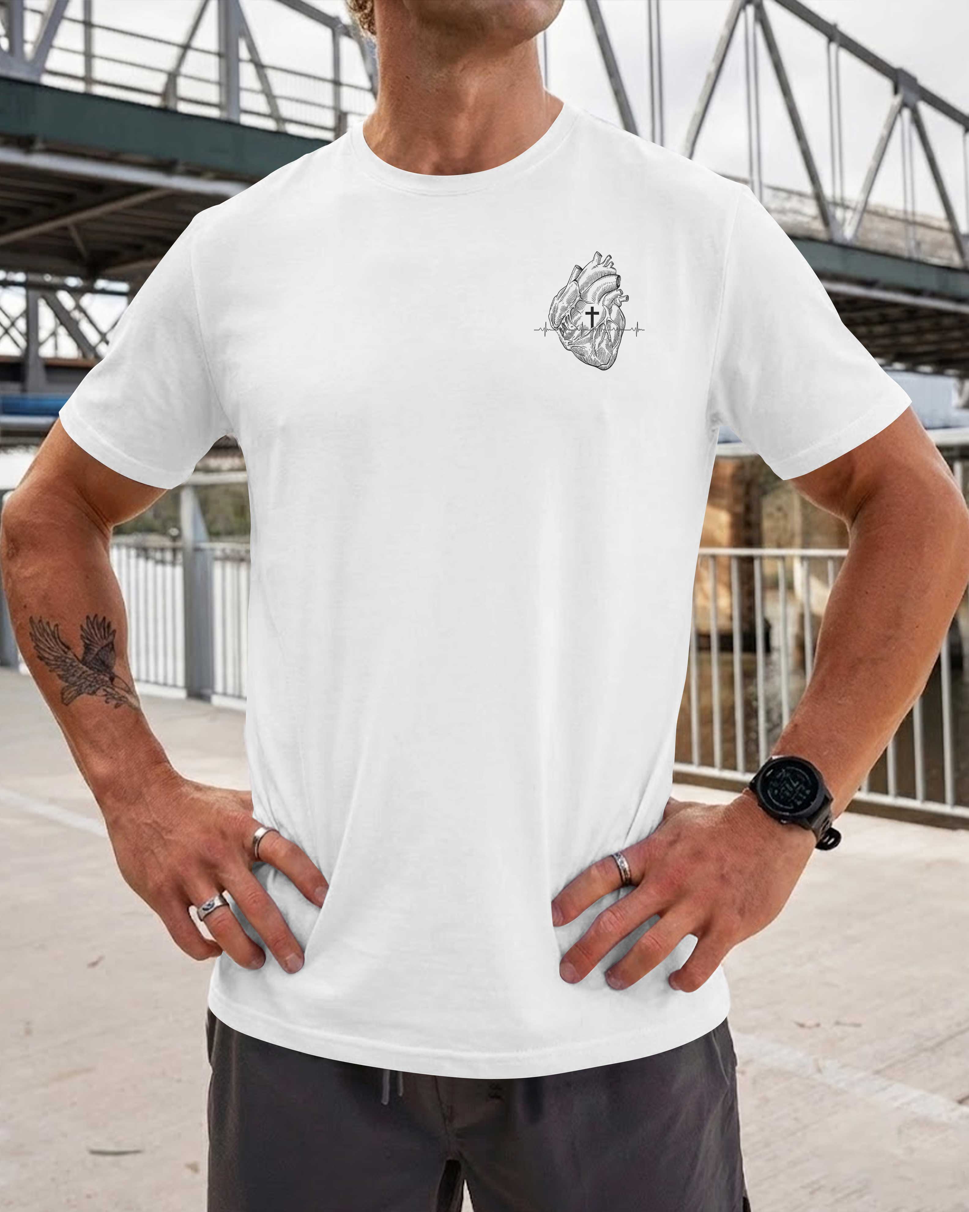 I Chase The Miles And Jesus Guides The Path T-Shirt