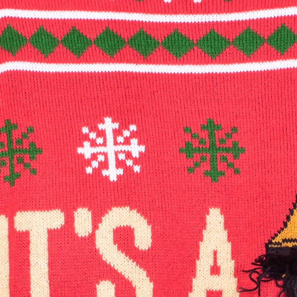 Unisex A Christmas Story Print Crew Neck Ugly Christmas Sweatshirt