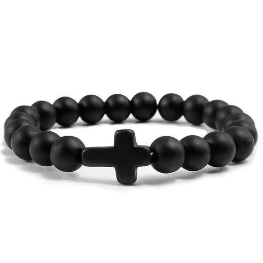 Cross Bead Bracelet