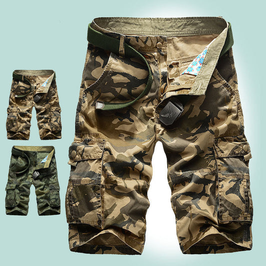 Manlyflex Camo Multi-pocket Men Shorts