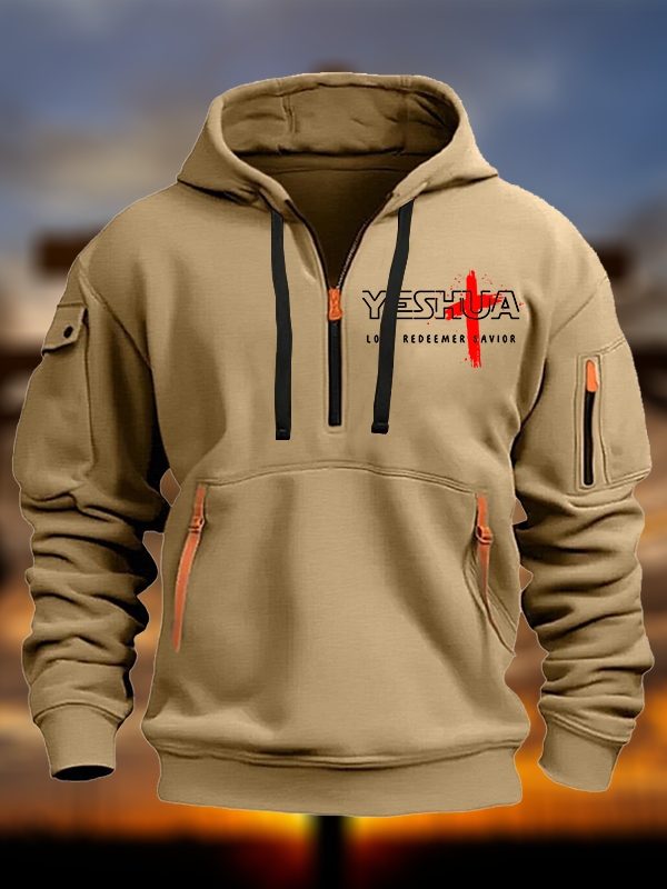 Yeshua Lord Redeemer Savior Jesus God Christian Zipper Hoodies