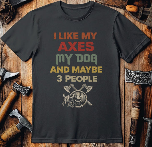 AXES DOG 3 PEOPLE 026 T Shirt US