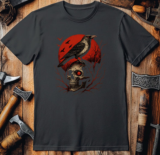 Black Gothic Raven 123 T Shirt