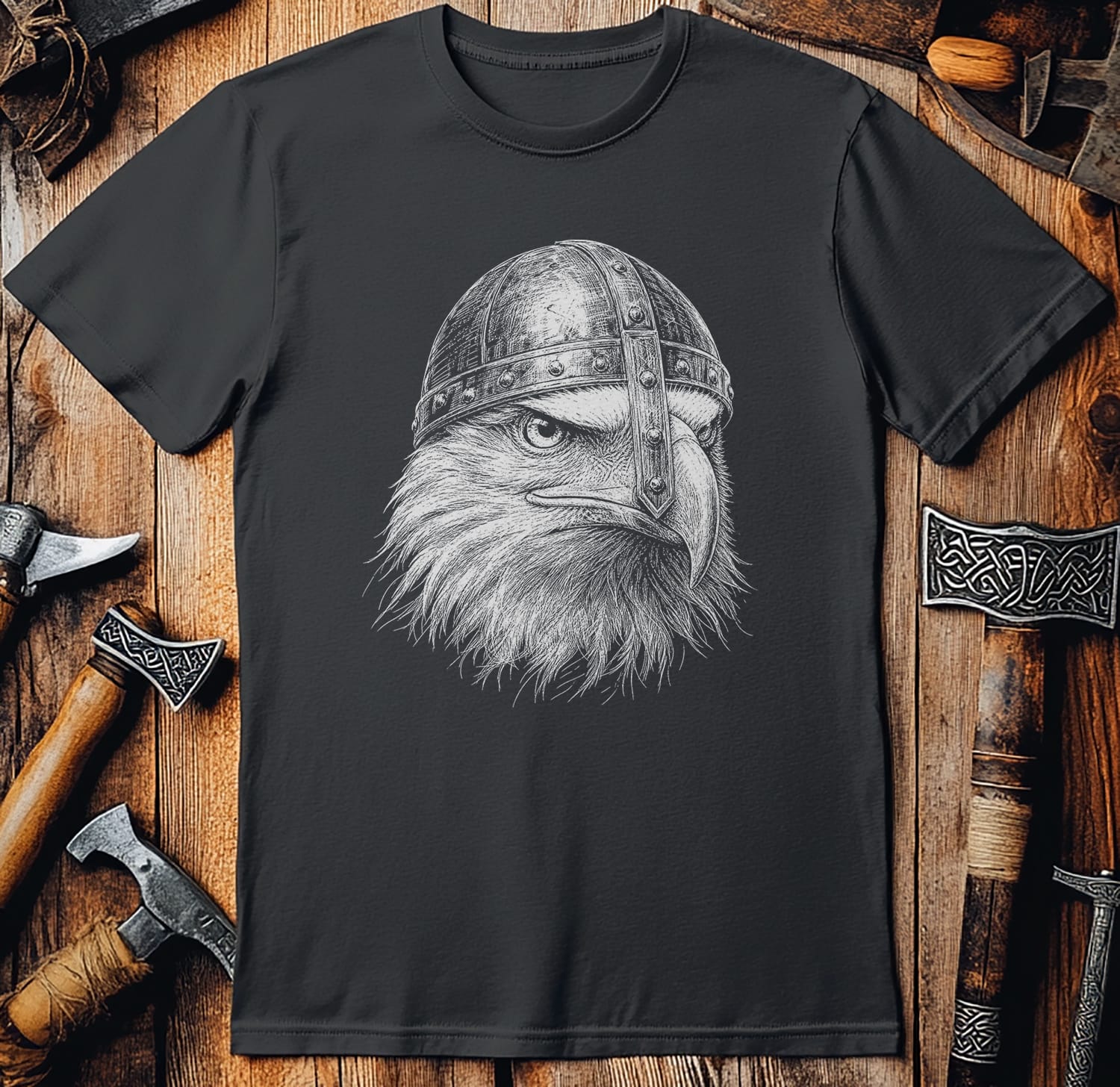 EAGLE-VIKING-HEAD-044 T-Shirt US