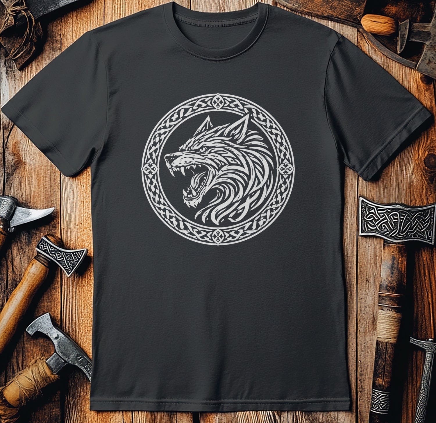 FENRIR WOLF SYMBOL 028 T Shirt US