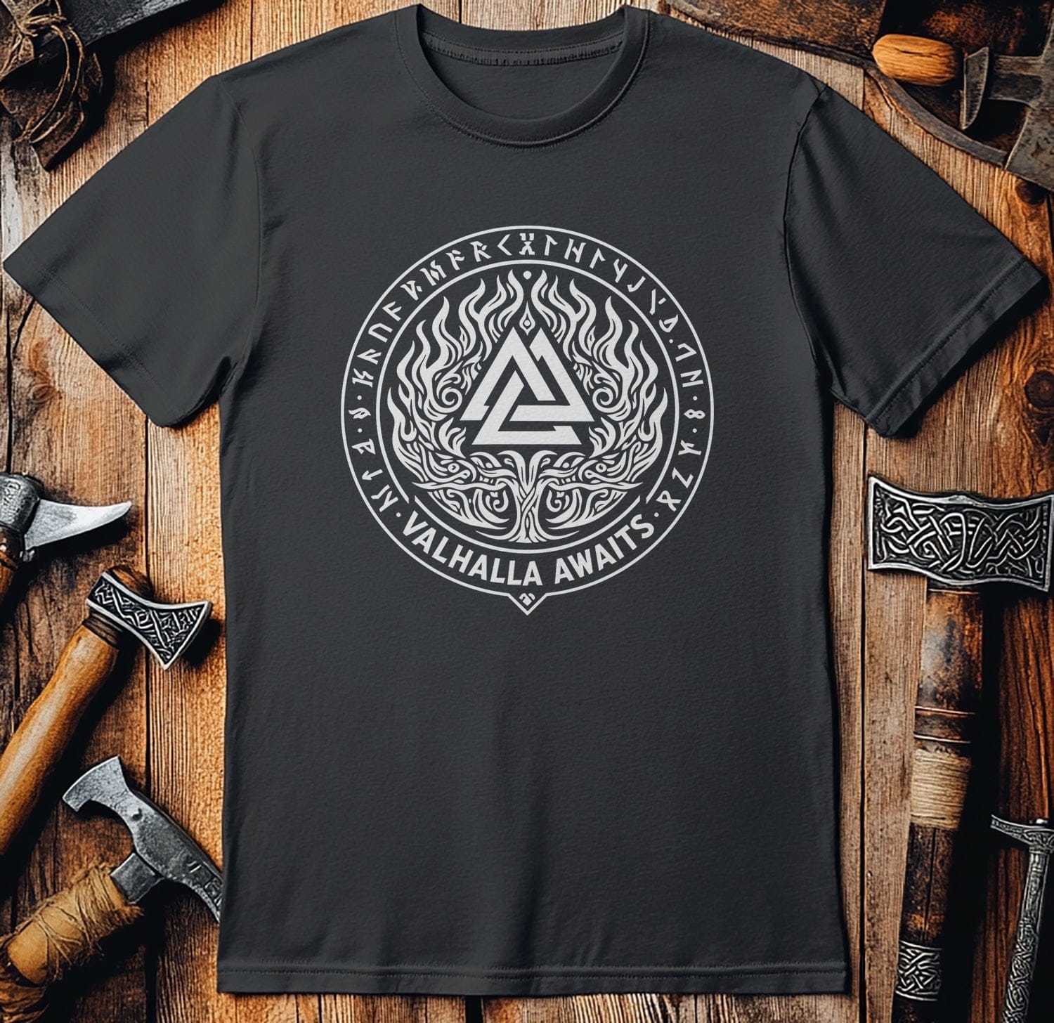 VALHALLA AWAITS 028 T Shirt US