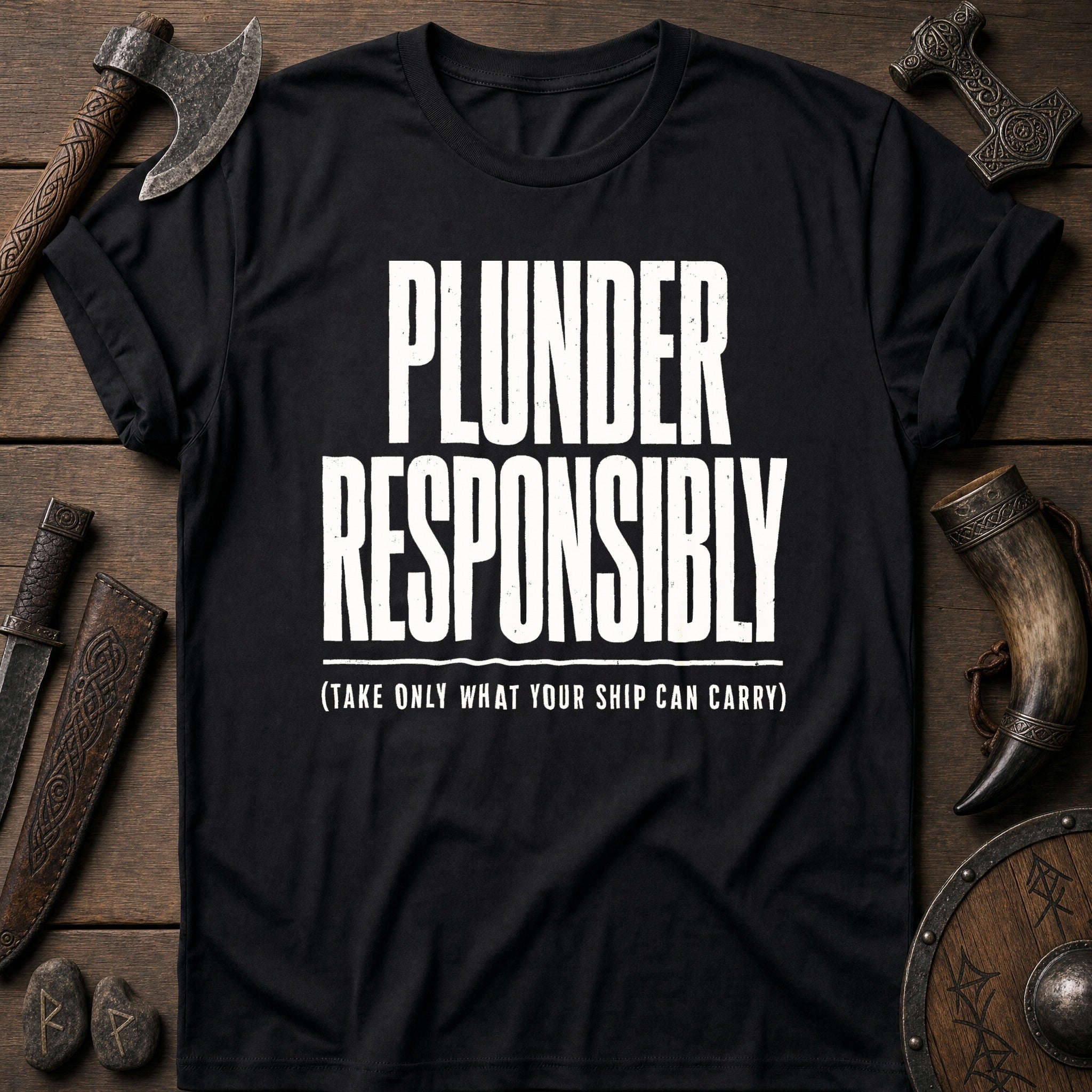 Plunder Responsibly Viking T-Shirt US
