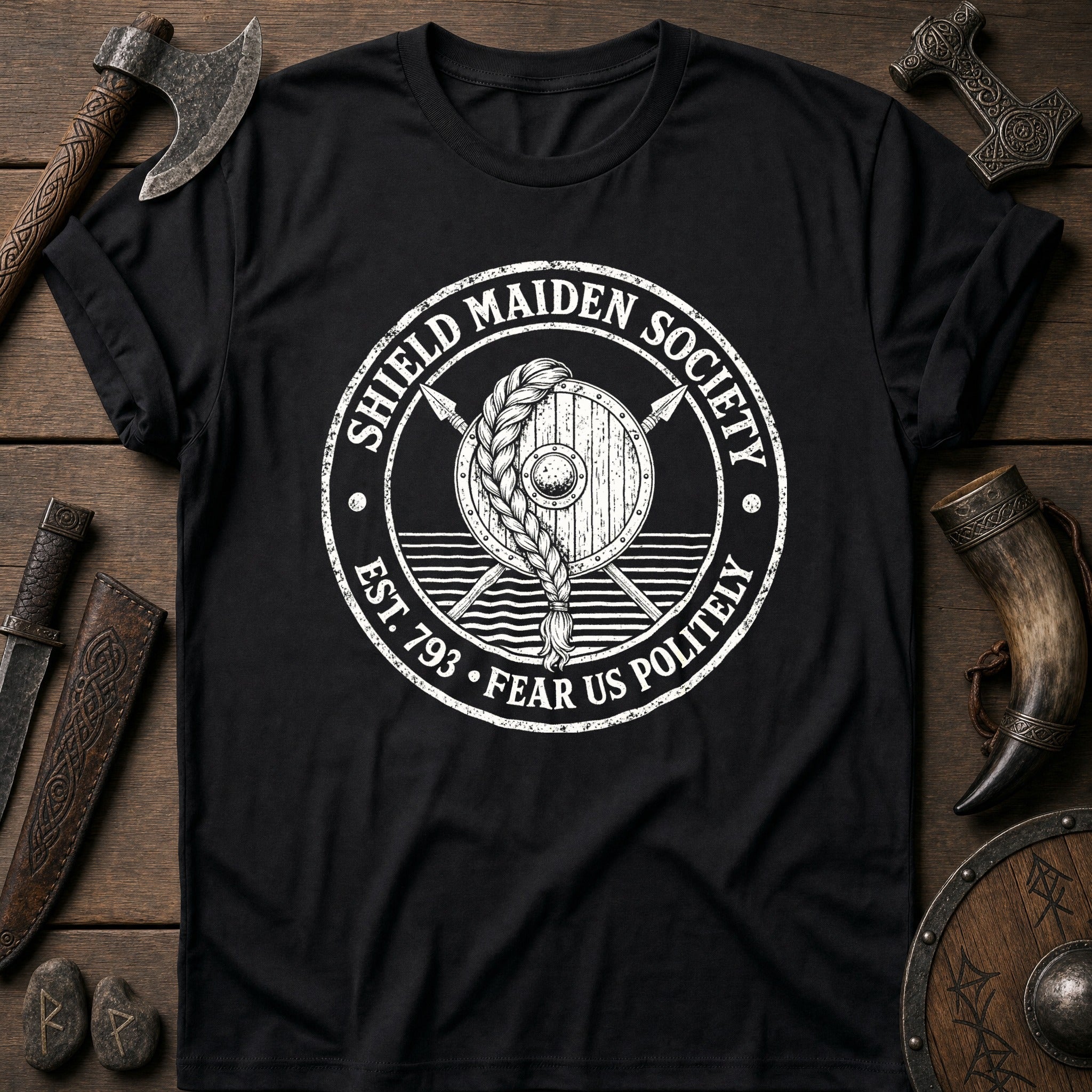 Shield Maiden Society Viking T-Shirt US
