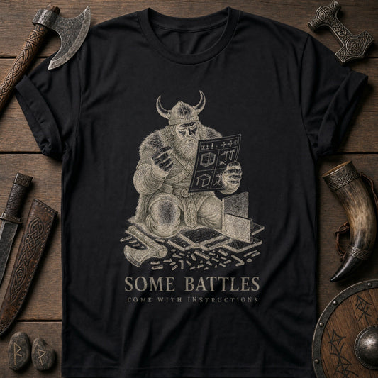 Some Battles Come With Instructions Viking T-Shirt US