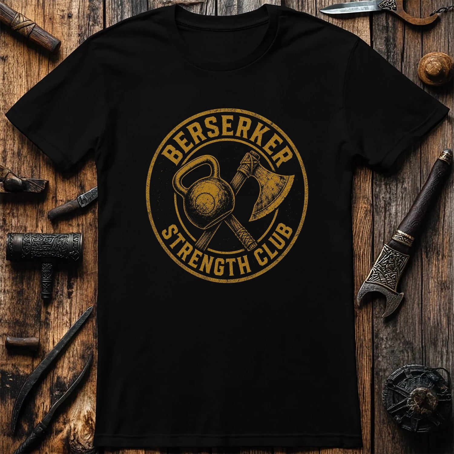 Berserker Strength Club Viking T-Shirt US