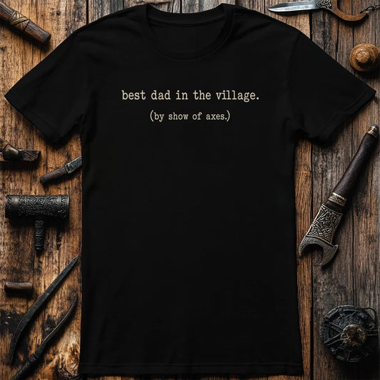 Best Dad In The Village Viking T-Shirt US