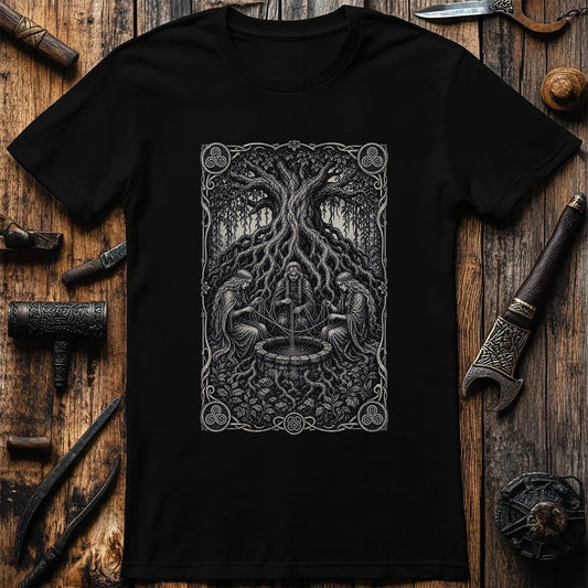 Norns Weaving Fate Viking T-Shirt US