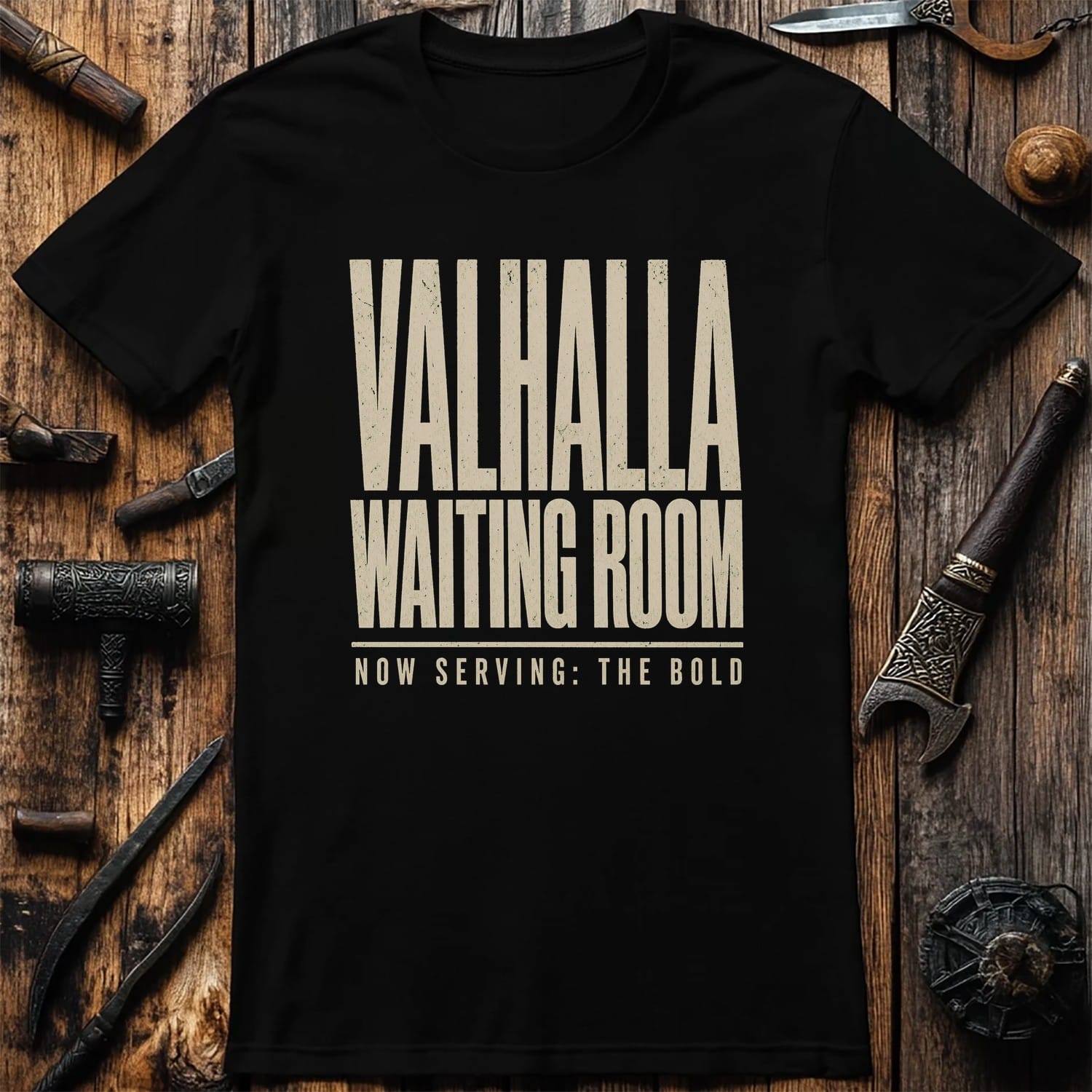 Valhalla Waiting Room Viking T-Shirt US