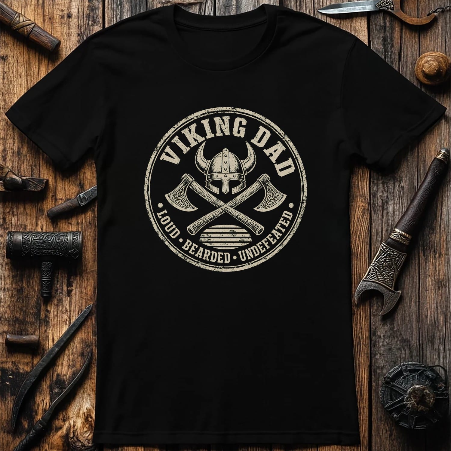 Viking Dad Viking T-Shirt EU
