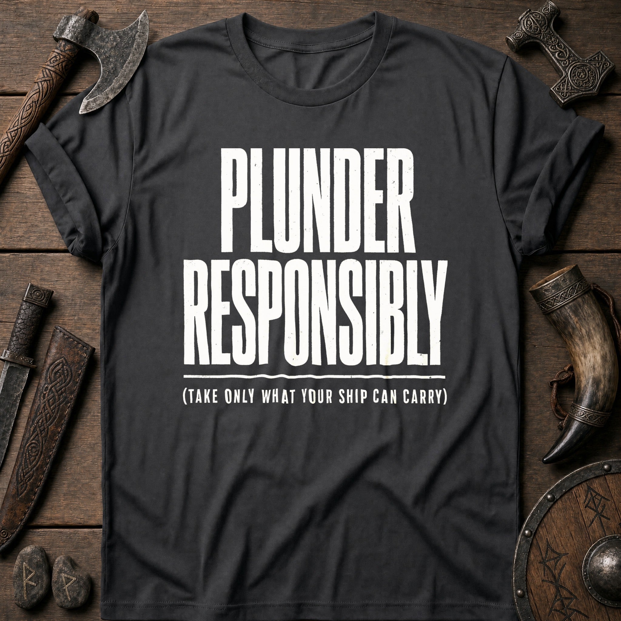 Plunder Responsibly Viking T-Shirt US