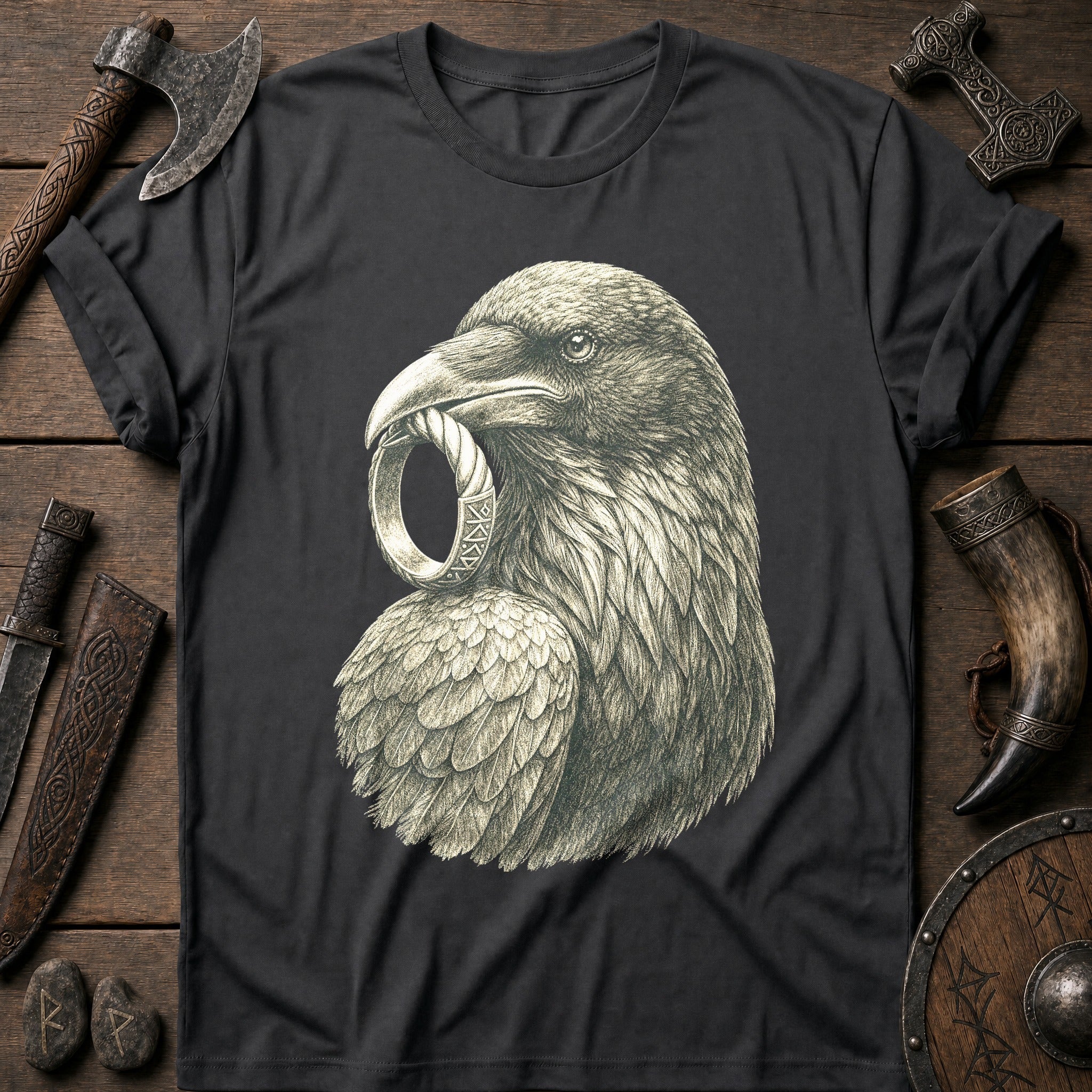 Raven Ring Bearer Viking T-Shirt US