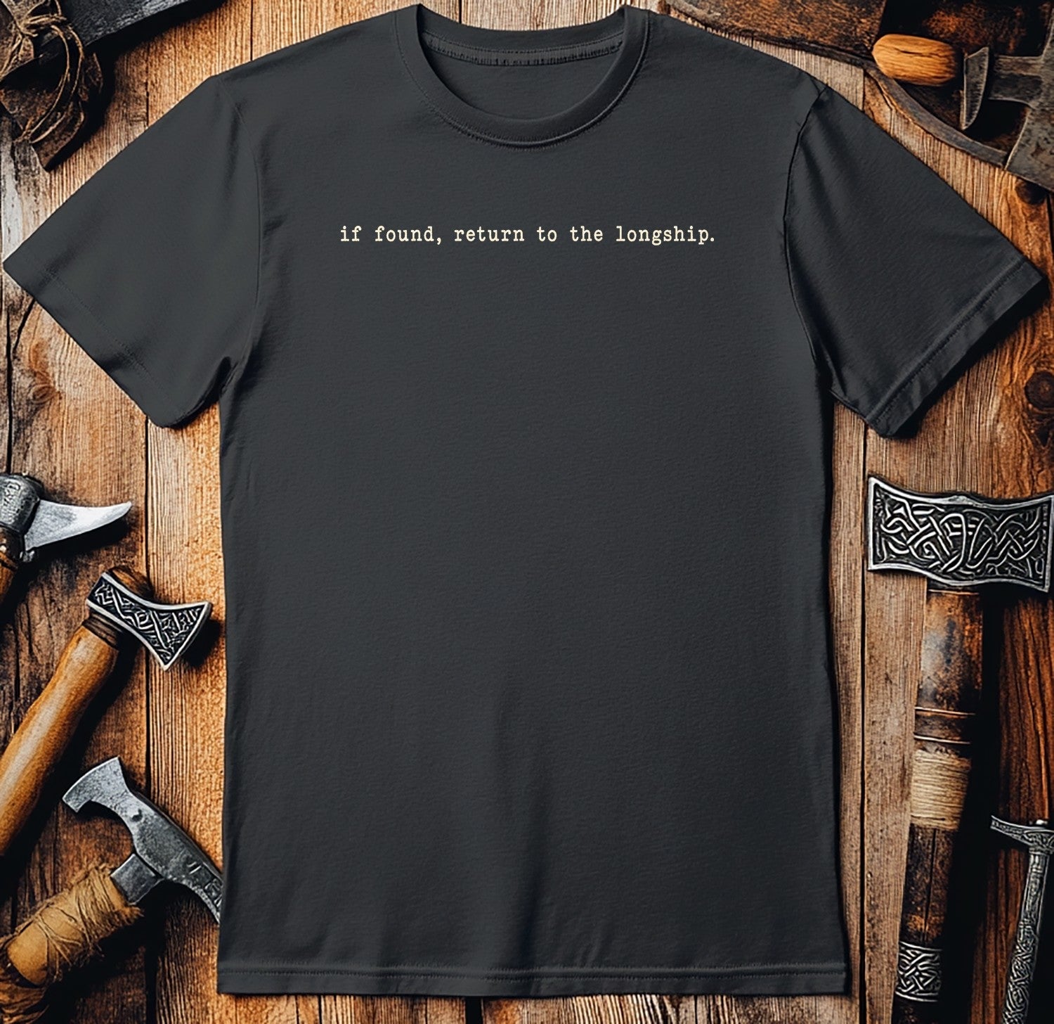 If Found, Return To The Longship Viking T-Shirt US