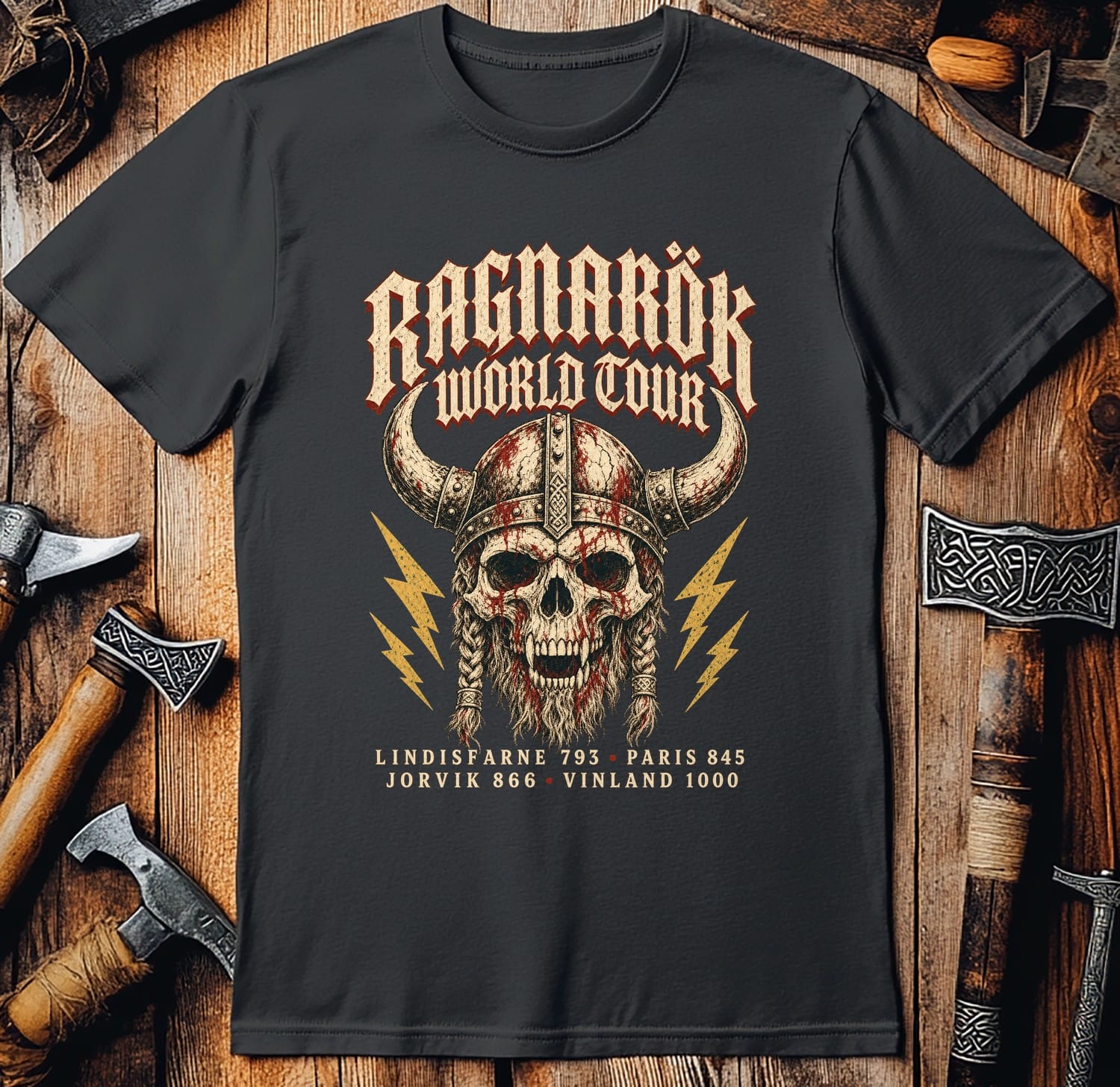 Ragnarök World Tour Viking T-Shirt EU