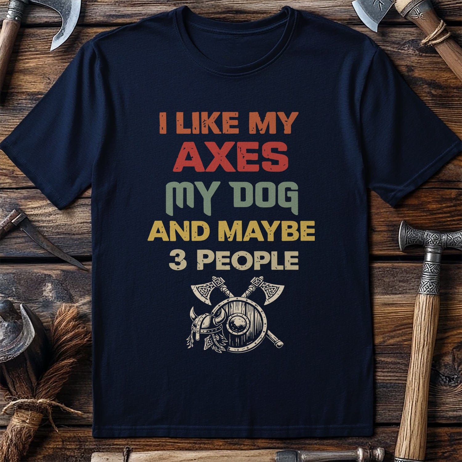 AXES DOG 3 PEOPLE 026 T Shirt