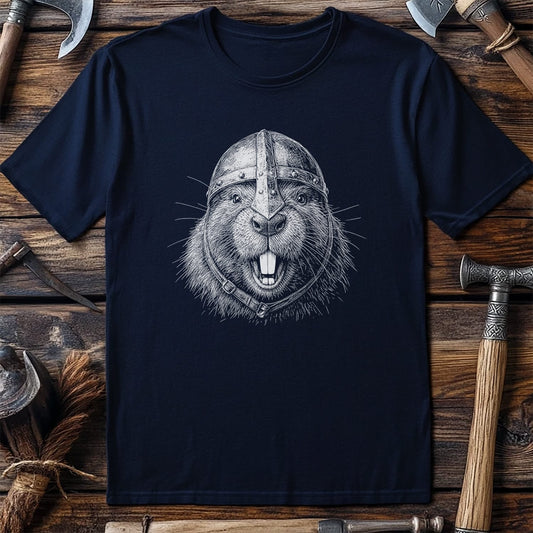 BEAVER-VIKING-HEAD-044 T-Shirt