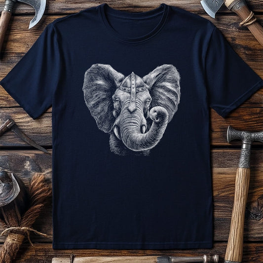 ELEPHANT-VIKING-HEAD-044 T-Shirt US