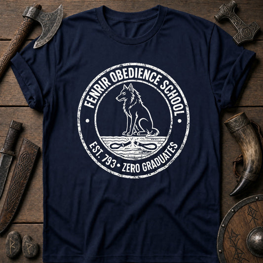 Fenrir Obedience School Viking T-Shirt US