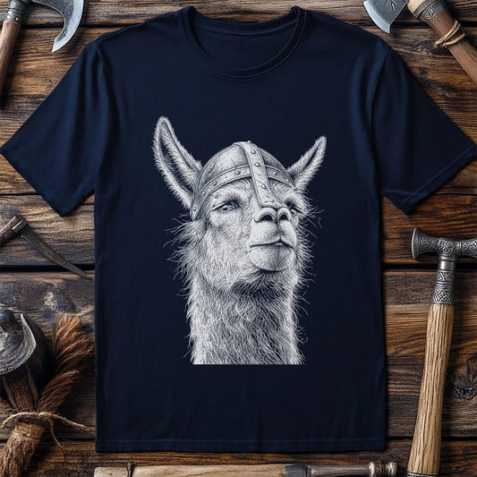 LLAMA-VIKING-HEAD-044 T-Shirt US