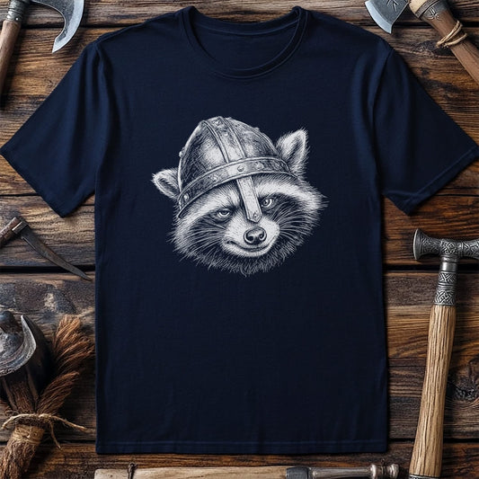 RACCOON-VIKING-HEAD-044 T-Shirt US