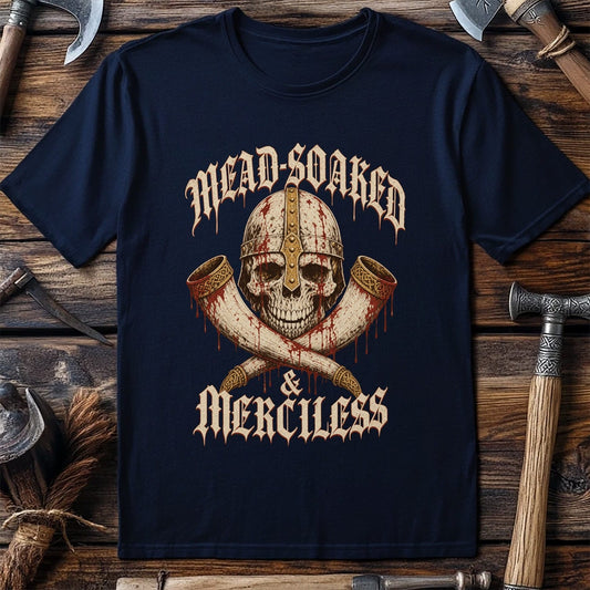 Mead-Soaked & Merciless Viking T-Shirt US