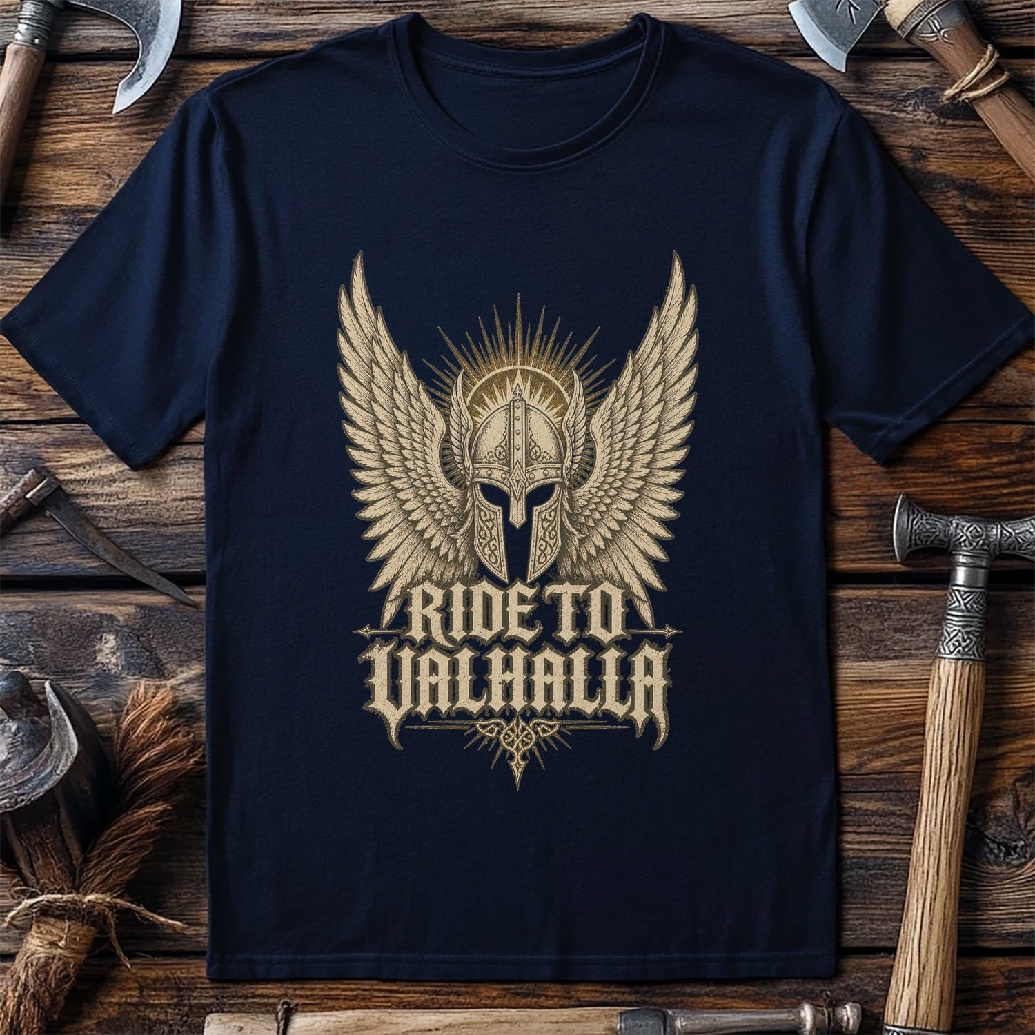Ride To Valhalla Viking T-Shirt EU