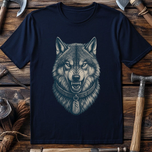 Snarling Wolf Bust Viking T-Shirt US