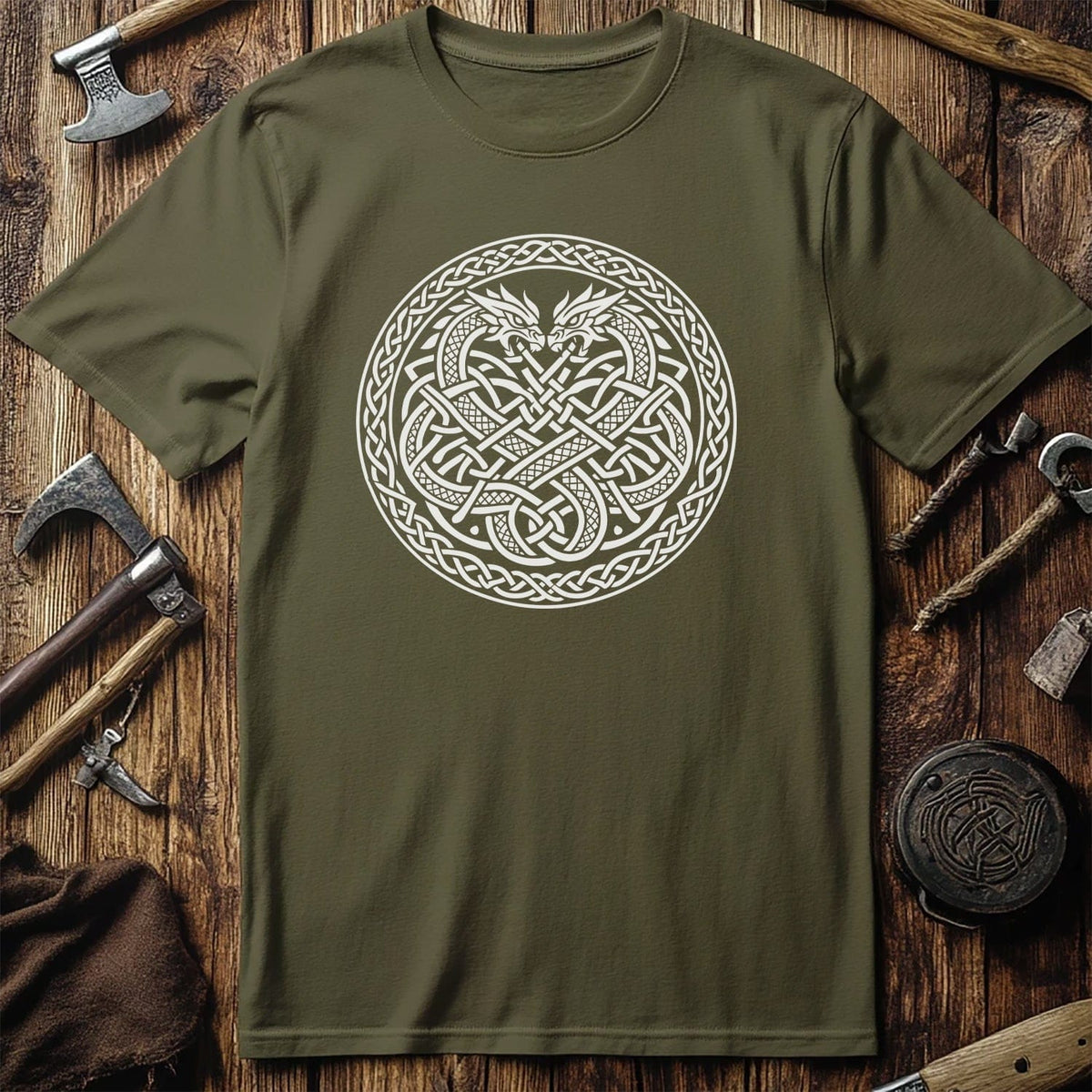 CELTIC DRAGON KNOTWORK 028 T Shirt US