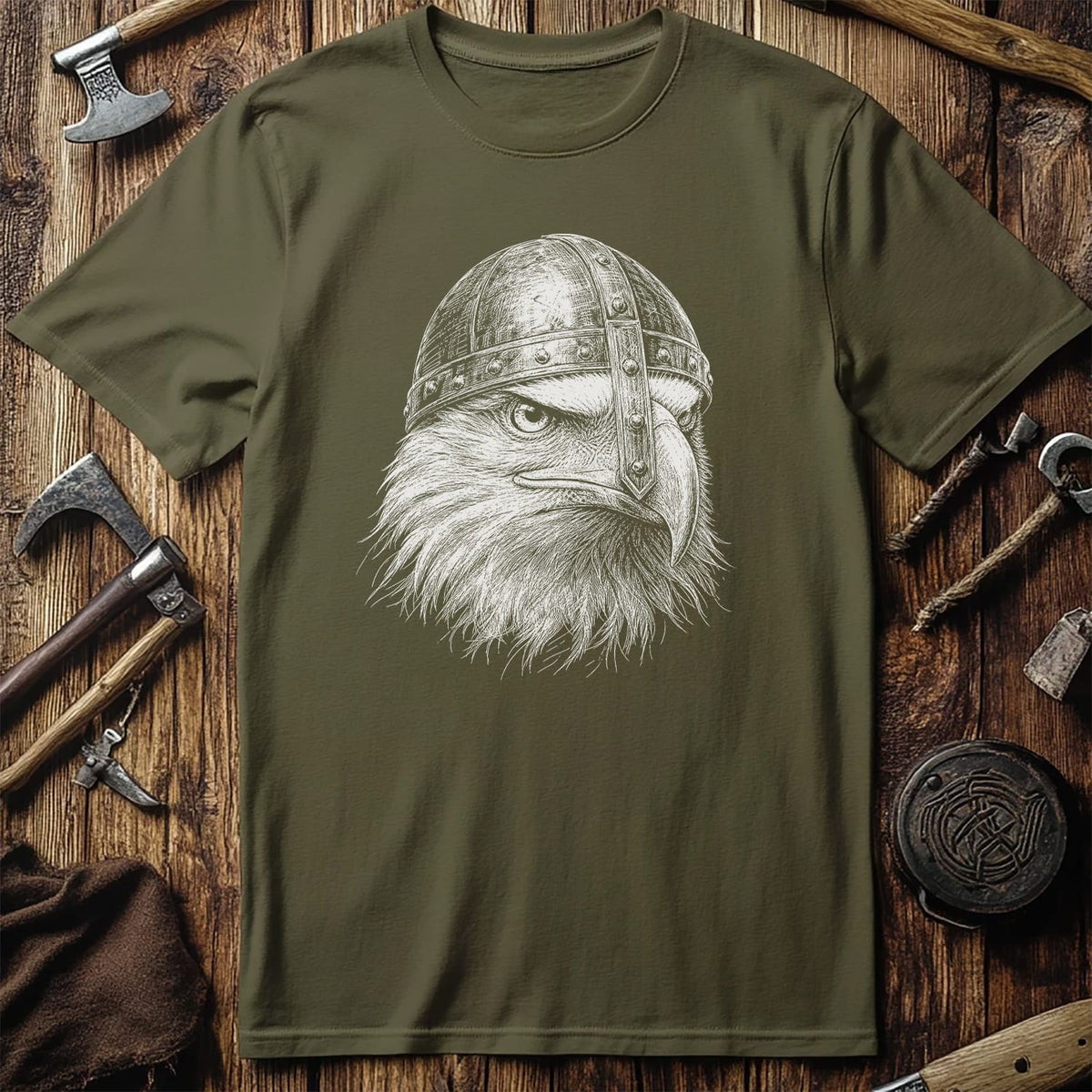 EAGLE-VIKING-HEAD-044 T-Shirt US