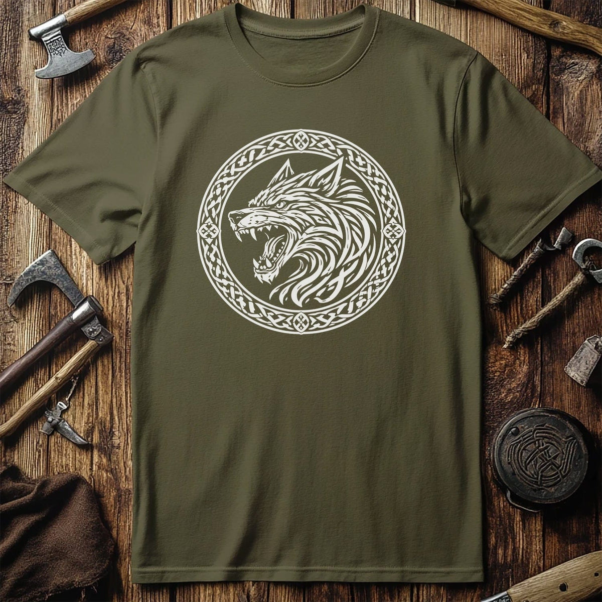 FENRIR WOLF SYMBOL 028 T Shirt US