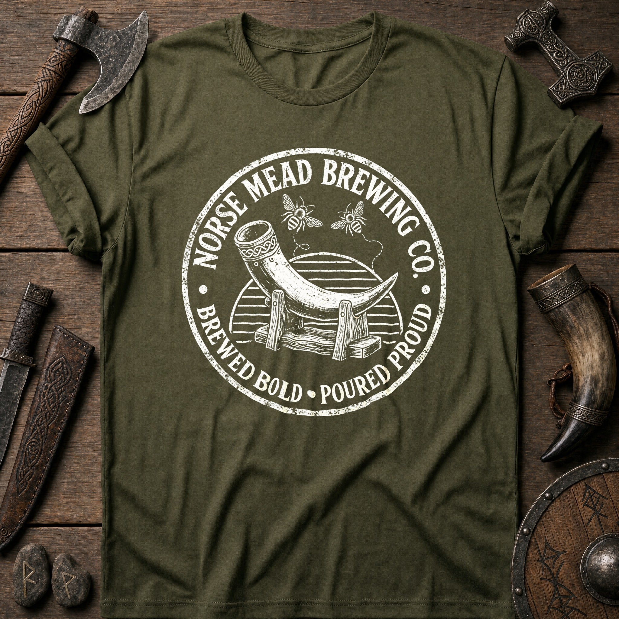 Norse Mead Brewing Co Viking T-Shirt US