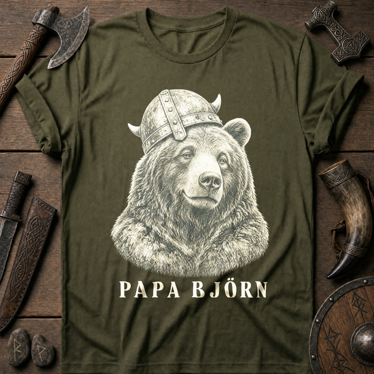 Papa Björn Viking T-Shirt US
