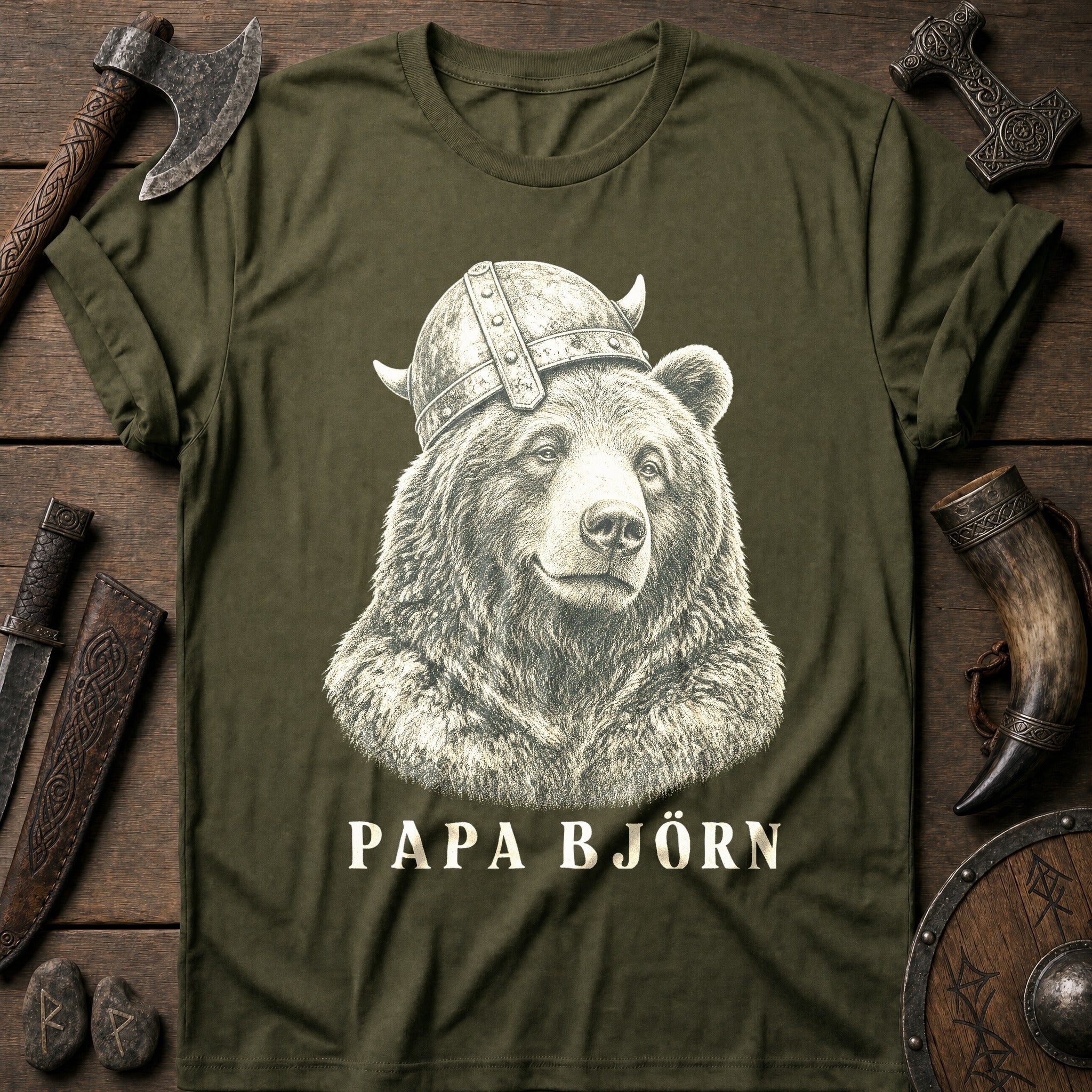 Papa Björn Viking T-Shirt US