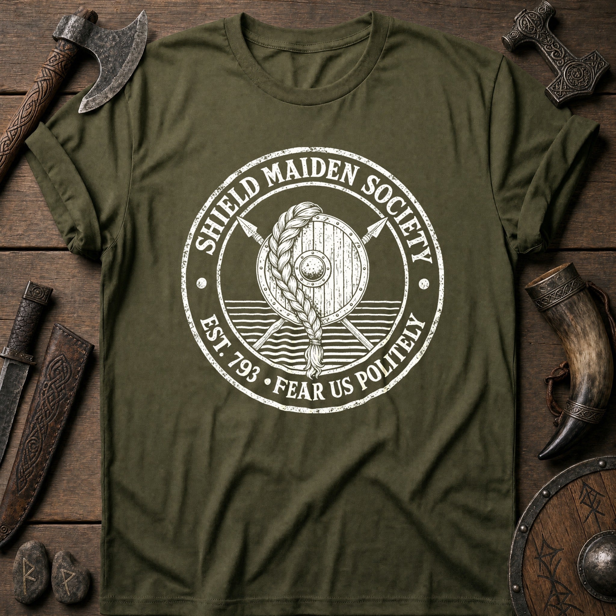 Shield Maiden Society Viking T-Shirt US