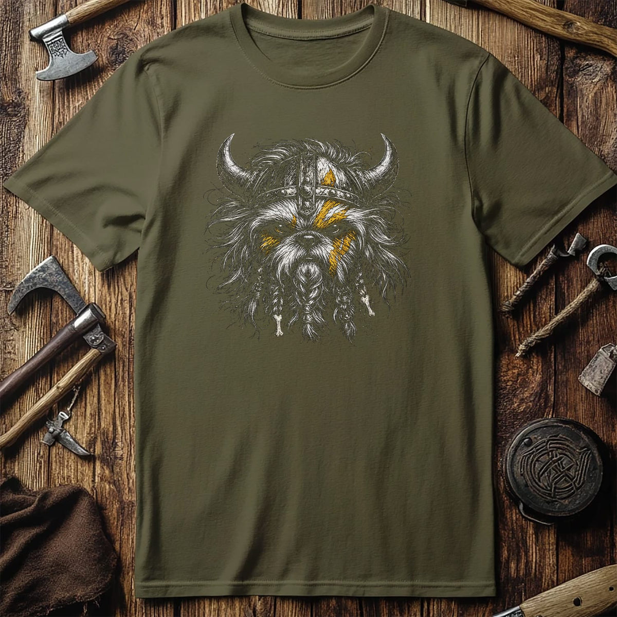 SHIH-TZU-BERSERKER-VIKING-050 T-Shirt US