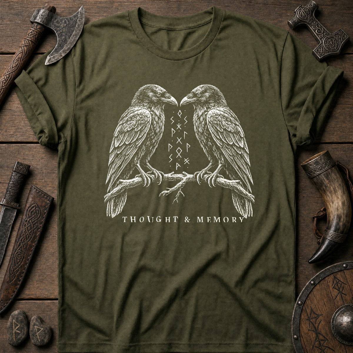Thought & Memory Viking T-Shirt US