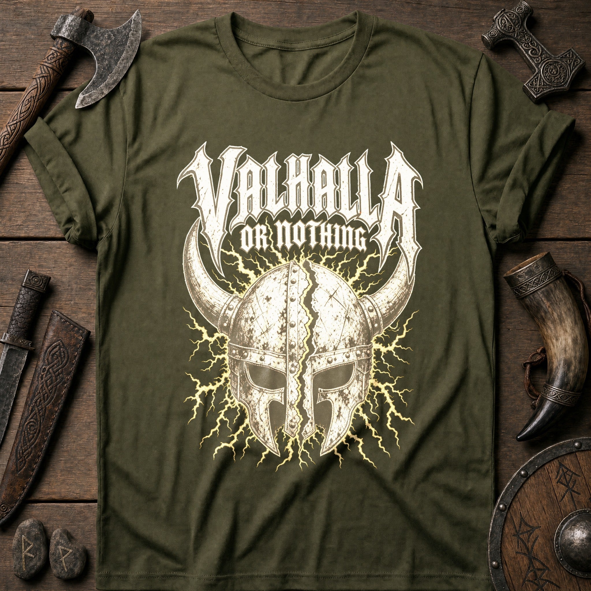Valhalla Or Nothing Viking T-Shirt US
