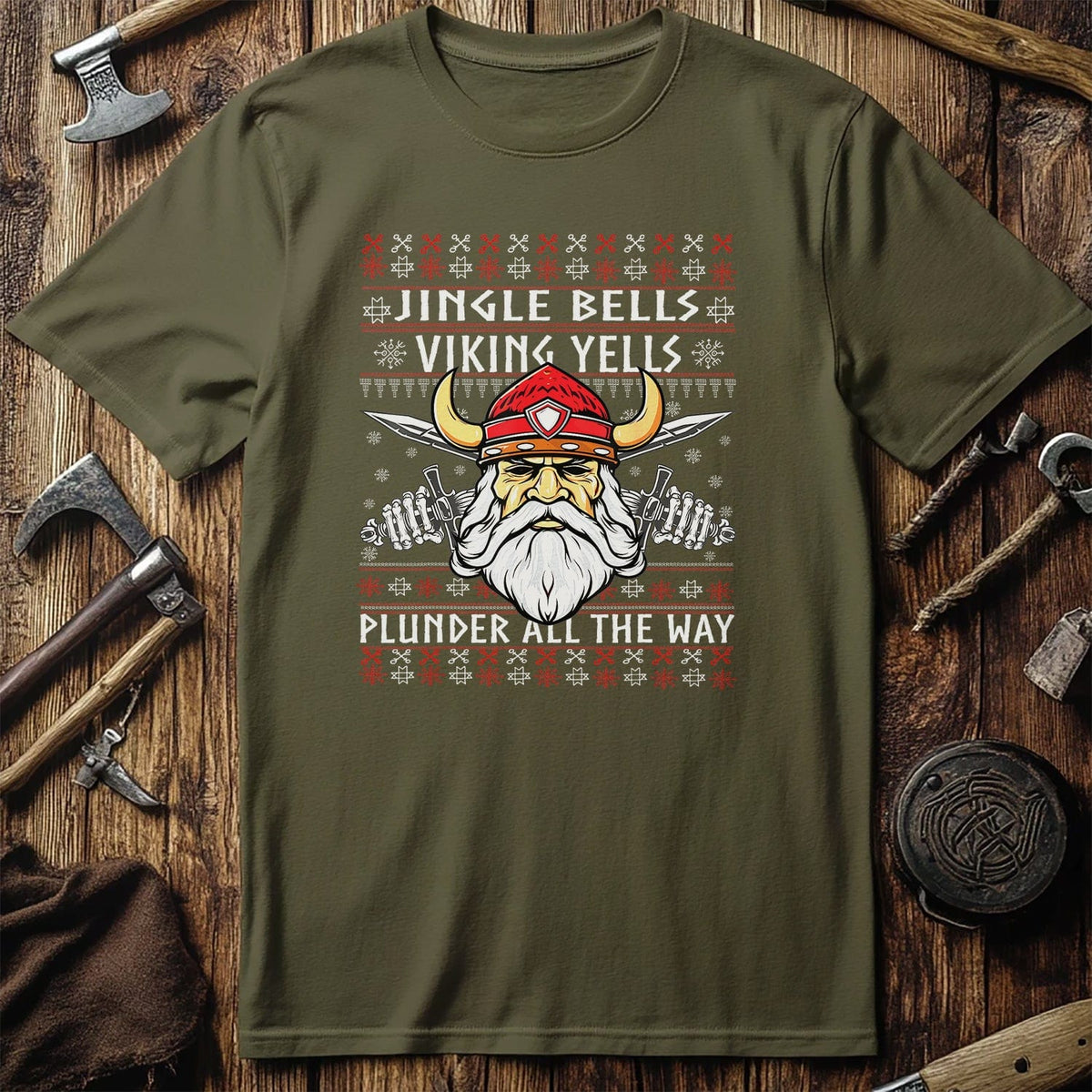jingle bells viking 126 T Shirt US