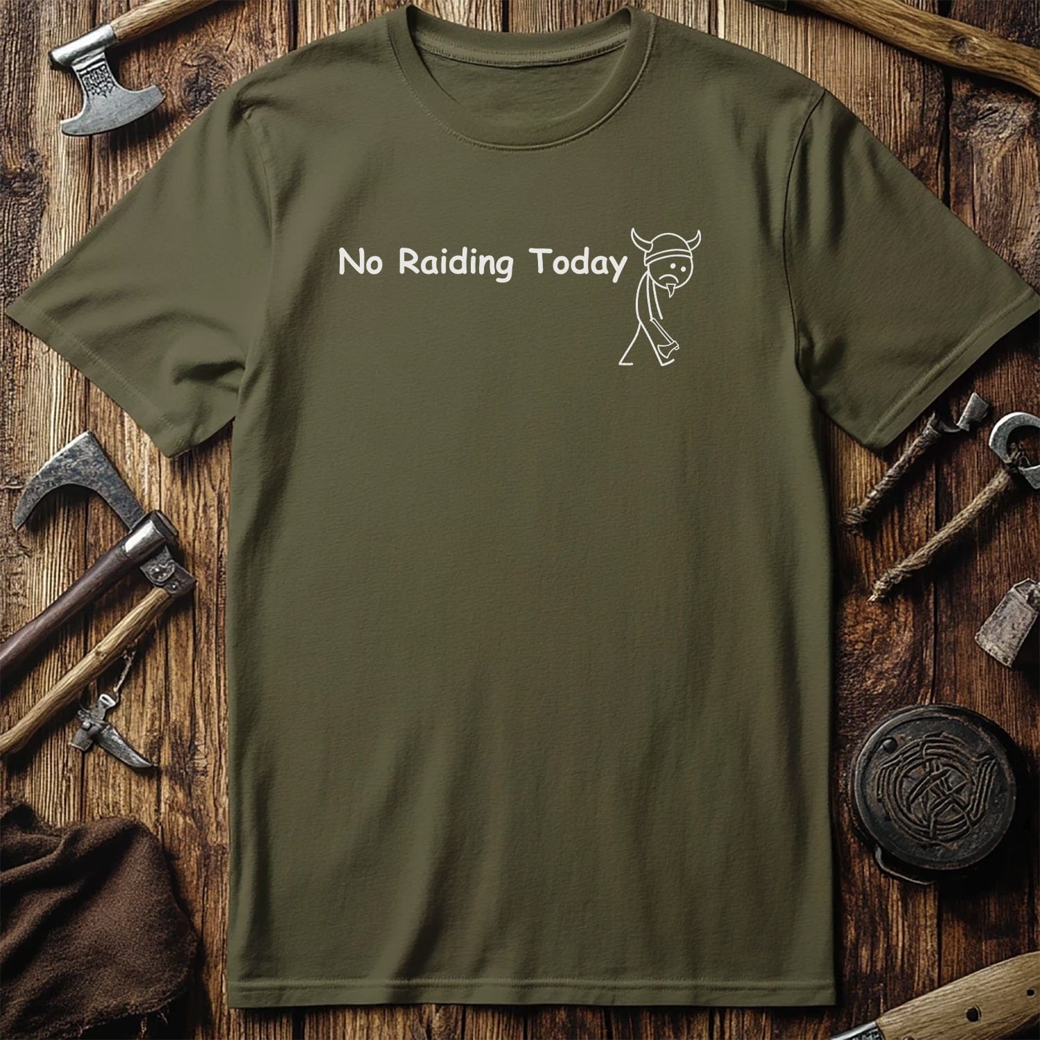 No Raid Stick T T-Shirt US
