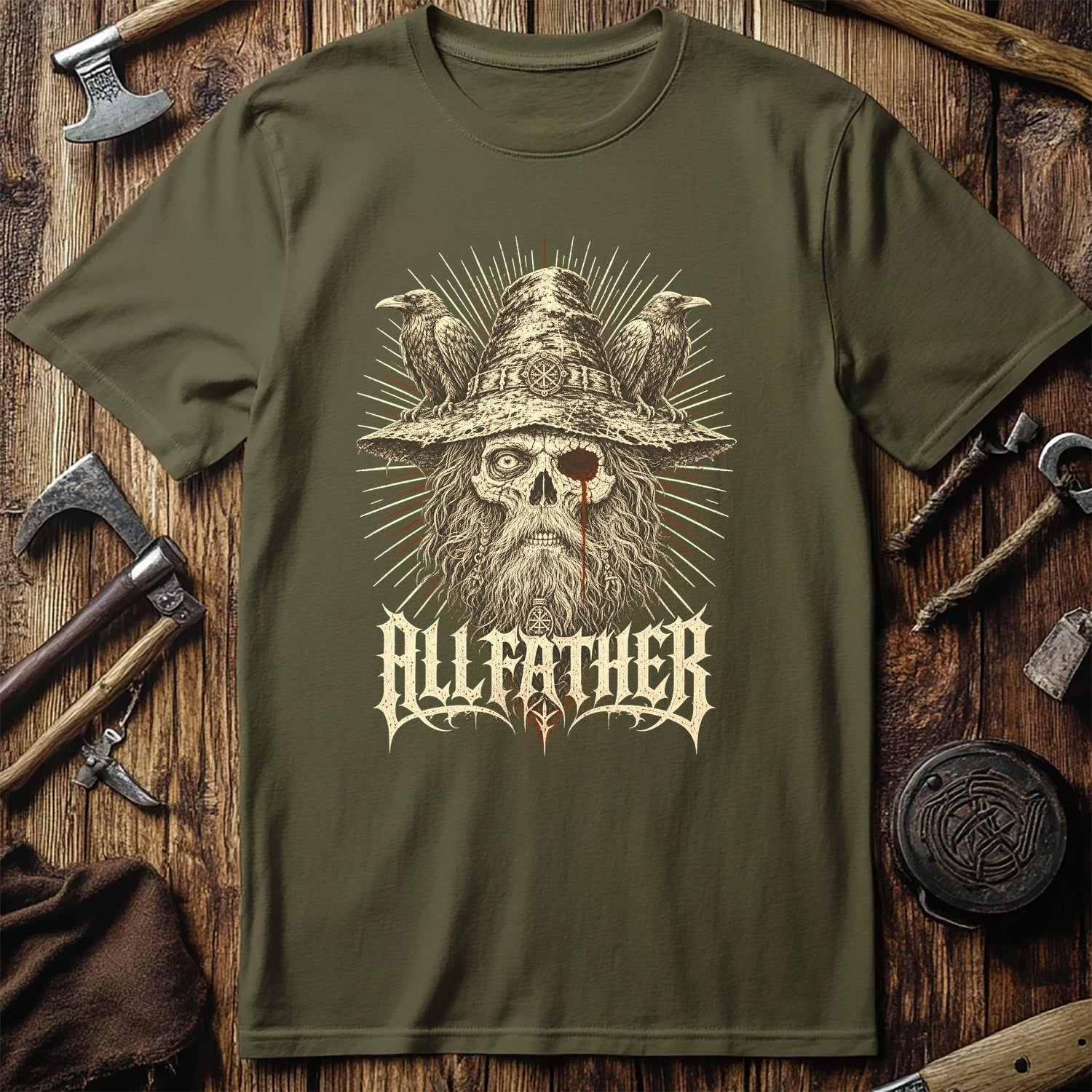 Allfather Of Odd Jobs Viking T-Shirt US