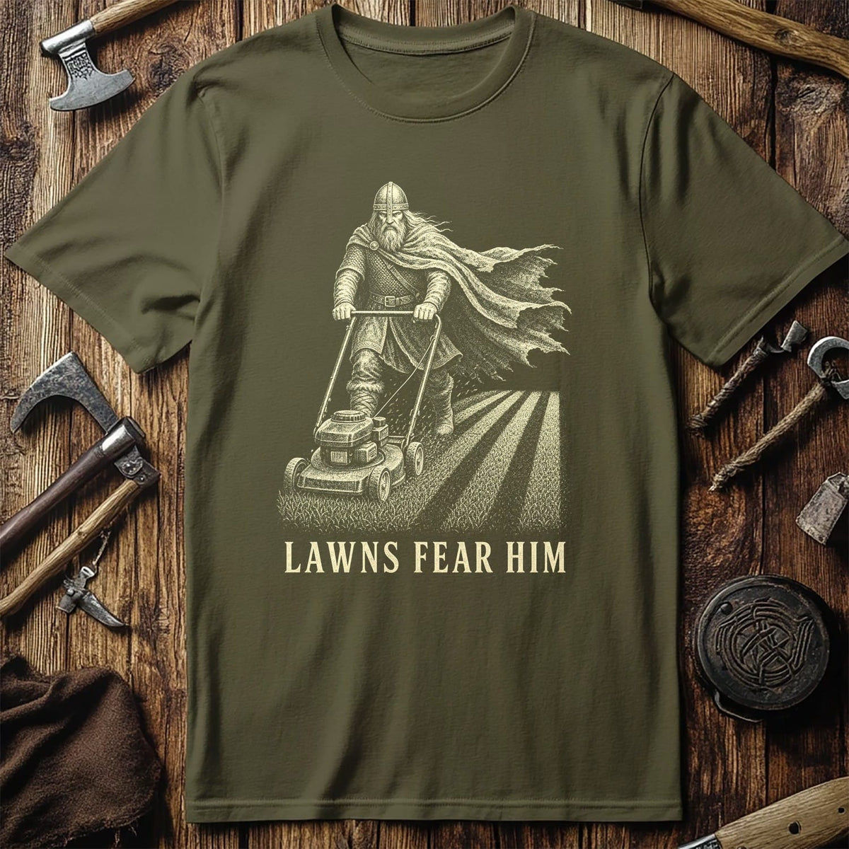 Lawns Fear Him Viking T-Shirt EU